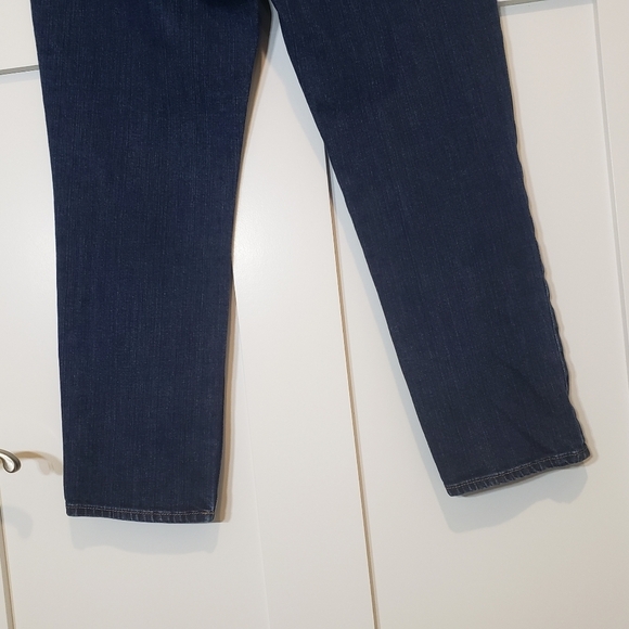 Talbots Signature Slim Ankle Jeans Stretch Dkwash Size 12 98% Cotton 2% Spandex - Picture 12 of 16